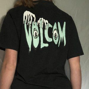 Sick Volcom Graphic Creepy Hand Tshirt Sm